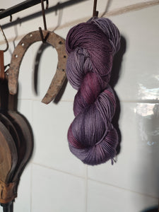 Lana 25% seda con 75% merino El Coscojal