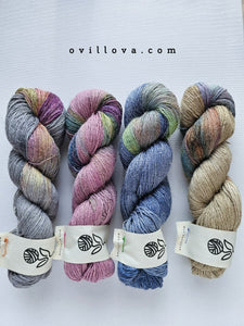 Lana baby alpaca con lino y seda Calico
